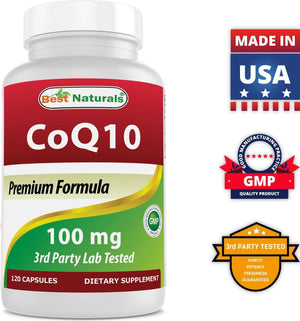 Best Naturals CoQ10 100 mg 120 Capsules - shopbestnaturals.com