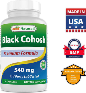 Best Naturals Black Cohosh 540 mg 120 Capsules - shopbestnaturals.com